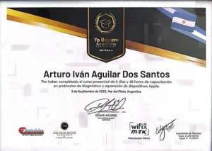 certificado de conocimiento