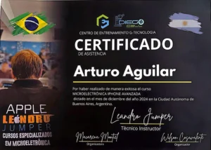 certificado de conocimiento